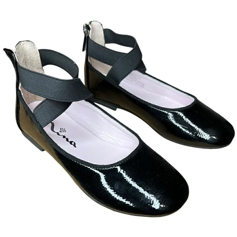NEW Nina Little Girls Marissa Black Flat 11